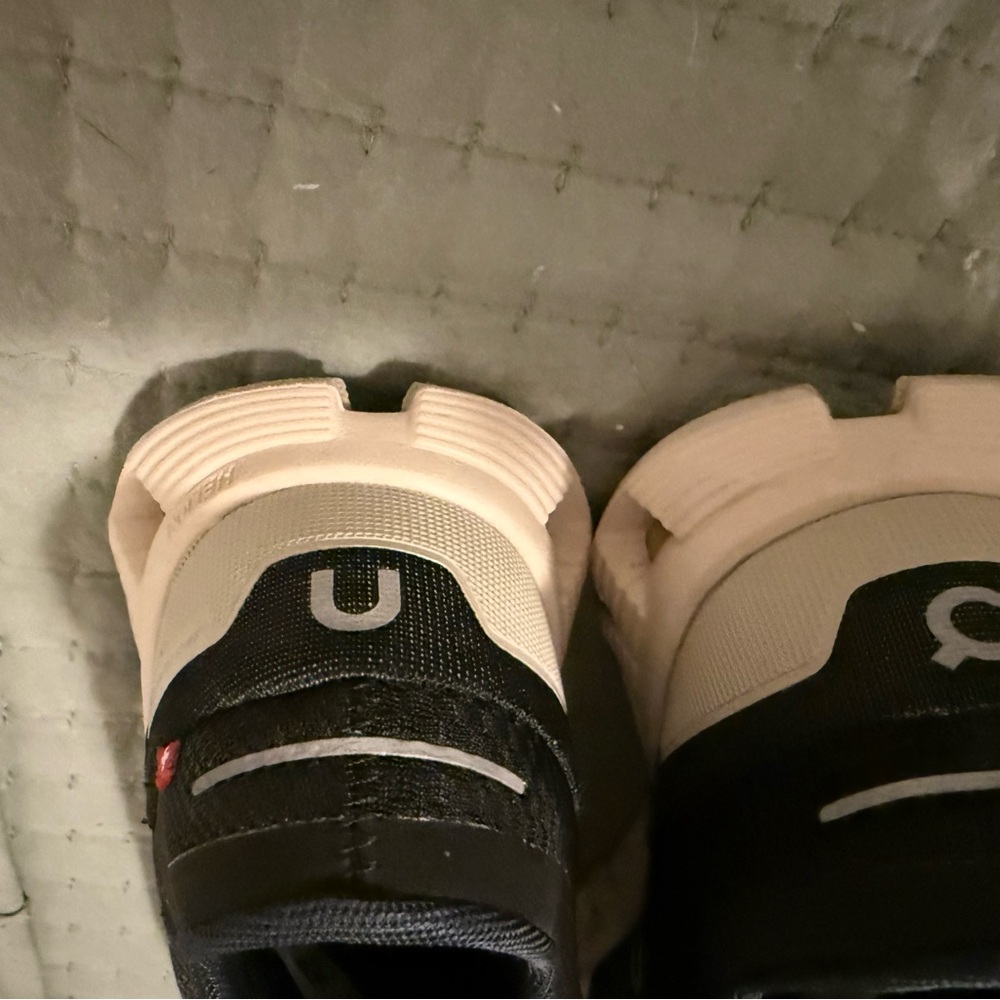 On Running Women’s Black and White Athletic Shoes - Picture 9 of 12